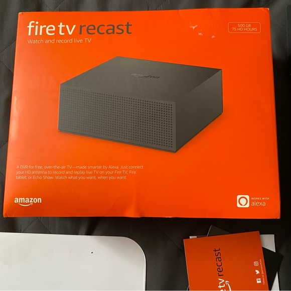 Amazon FireTV Recast 500GB Over-the-Air DVR 75 HD Hours *Alexa Compatible* - Picture 2 of 7